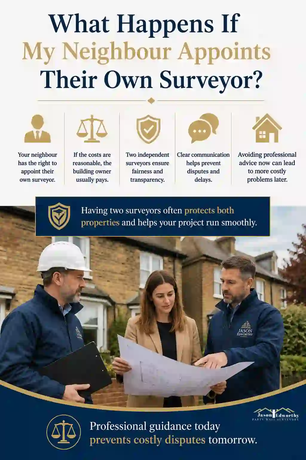 What Happens If My Neighbour Appoints Their Own Surveyor Staveley?